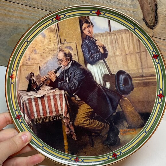 Norman Rockwell The Musician's Magic Collectors Plate in Knowles Fine China - Picture 2 of 4